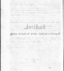 Bud&iacute;ček . Věrn&yacute; hlasatel užitečn&yacute;ch(1863) document 610461