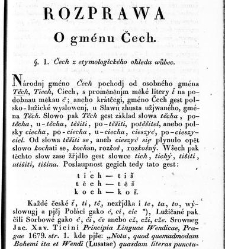 Rozprawy o gmen&aacute;ch, poč&aacute;tk&aacute;ch i starožitnostech n&aacute;rodu Slawsk&eacute;ho a geho kmeni /(1830) document 619190
