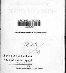 Fr. Lad. Čelakovsk&eacute;ho Sebran&eacute; spisy. Sv. 2., Spisův ver&scaron;em i prosou kniha sedm&aacute; i osm&aacute;(1876) document 621493