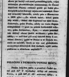 Pops&aacute;nj kr. hlawnjho města Prahy pro cizince i dom&aacute;cj / od Karla Ladislawa Zapa(1835) document 630857