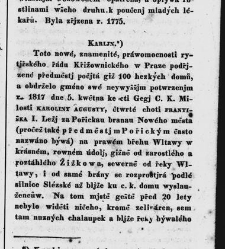 Pops&aacute;nj kr. hlawnjho města Prahy pro cizince i dom&aacute;cj / od Karla Ladislawa Zapa(1835) document 631055