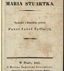 &Scaron;illerova Maria Stuartka(1831.01) document 663225