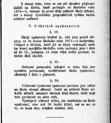 Z&aacute;kony a nař&iacute;zen&iacute; u věcech obecn&eacute;ho &scaron;kolstv&iacute;, na ten čas platn&eacute; v kr&aacute;lovstv&iacute; Česk&eacute;m(1878.01) document 665535