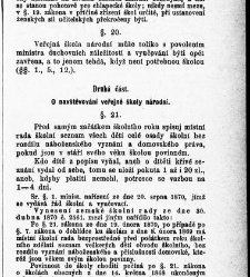 Z&aacute;kony a nař&iacute;zen&iacute; u věcech obecn&eacute;ho &scaron;kolstv&iacute;, na ten čas platn&eacute; v kr&aacute;lovstv&iacute; Česk&eacute;m(1878.01) document 665755