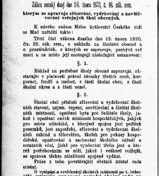 Z&aacute;kony a nař&iacute;zen&iacute; u věcech obecn&eacute;ho &scaron;kolstv&iacute;, na ten čas platn&eacute; v kr&aacute;lovstv&iacute; Česk&eacute;m(1878.01) document 665765