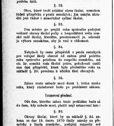 Z&aacute;kony a nař&iacute;zen&iacute; u věcech obecn&eacute;ho &scaron;kolstv&iacute;, na ten čas platn&eacute; v kr&aacute;lovstv&iacute; Česk&eacute;m(1878.01) document 665812