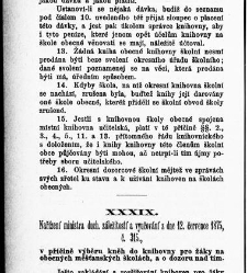 Z&aacute;kony a nař&iacute;zen&iacute; u věcech obecn&eacute;ho &scaron;kolstv&iacute;, na ten čas platn&eacute; v kr&aacute;lovstv&iacute; Česk&eacute;m(1878.01) document 666002