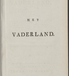 Het vaderland. / [By Johannes Florentius Martinet](1791) document 360842