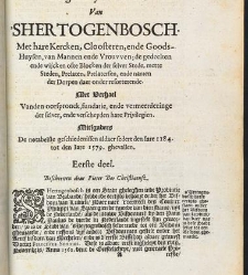 Gelegentheyt van 'sHertogen-Bosch, Vierde Hooft-Stadt van Brabandt(1630) document 537405