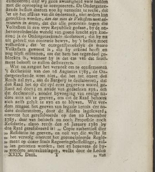 Verzameling van placaaten, resolutien en andere authentyke stukken enz. betrekking hebbende tot de gewigtige gebeurtenissen, in de maand september MDCCLXXXVII, bevooren en vervolgens, in het gemeenebest der Vereenigde Nederlanden voorgevallen. : Part 29(1791) document 538907