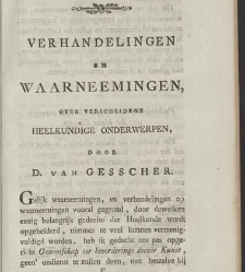 Verhandelingen van het Genootschap ter bevordering der heelkunde, te Amsterdam. : Part 1(1791) document 539075