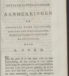 Verhandelingen van het Genootschap ter bevordering der heelkunde, te Amsterdam. : Part 1(1791) document 539163