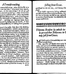 A treatise touching falling from grace. Or Thirteen arguments tending to prove that believers cannot fall from grace, as they were laid down at a conference at Yalding in Kent, examined and answered, with many absurdities of that doctrine shewed. Whereunt(1653) document 310033