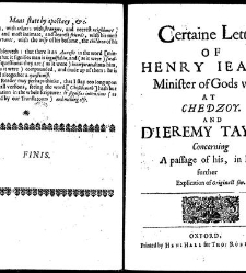 A second part of The mixture of scholasticall divinity, with practical, in several tractates: wherein some of the most difficult knots in divinity are untyed, many dark places of Scripture cleared, sundry heresies and errors refuted ... Whereunto are anne(1660) document 310466