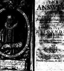 The answere vnto the nine points of controuersy, proposed by our late soueraygne (of famous memory) vnto M. Fisher of the Society of Iesus And the reioynder vnto the reply of D. Francis VVhite minister. With the picture of the sayd minister, or censure of(1626) document 312435