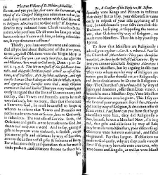 The answere vnto the nine points of controuersy, proposed by our late soueraygne (of famous memory) vnto M. Fisher of the Society of Iesus And the reioynder vnto the reply of D. Francis VVhite minister. With the picture of the sayd minister, or censure of(1626) document 312491