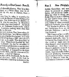 Remarks on the new philosophy of Des-Cartes in four parts ... / done by a gentleman.(1700) document 314644