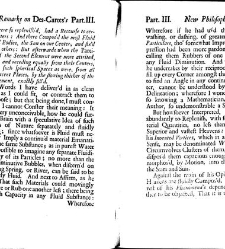 Remarks on the new philosophy of Des-Cartes in four parts ... / done by a gentleman.(1700) document 314697