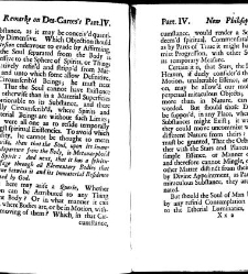 Remarks on the new philosophy of Des-Cartes in four parts ... / done by a gentleman.(1700) document 314755