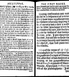 Apophthegmes that is to saie, prompte, quicke, wittie and sentencious saiynges, of certain emperours, kynges, capitaines, philosophiers and oratours, aswell Grekes, as Romaines, bothe veraye pleasaunt [et] profitable to reade, partely for all maner of per(1542) document 314923