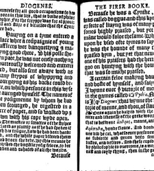 Apophthegmes that is to saie, prompte, quicke, wittie and sentencious saiynges, of certain emperours, kynges, capitaines, philosophiers and oratours, aswell Grekes, as Romaines, bothe veraye pleasaunt [et] profitable to reade, partely for all maner of per(1542) document 314947