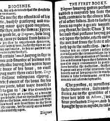 Apophthegmes that is to saie, prompte, quicke, wittie and sentencious saiynges, of certain emperours, kynges, capitaines, philosophiers and oratours, aswell Grekes, as Romaines, bothe veraye pleasaunt [et] profitable to reade, partely for all maner of per(1542) document 314960