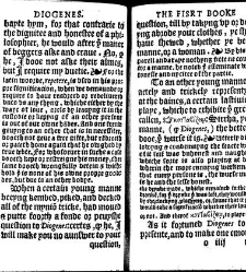 Apophthegmes that is to saie, prompte, quicke, wittie and sentencious saiynges, of certain emperours, kynges, capitaines, philosophiers and oratours, aswell Grekes, as Romaines, bothe veraye pleasaunt [et] profitable to reade, partely for all maner of per(1542) document 314972