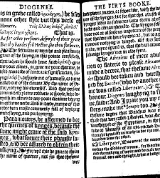 Apophthegmes that is to saie, prompte, quicke, wittie and sentencious saiynges, of certain emperours, kynges, capitaines, philosophiers and oratours, aswell Grekes, as Romaines, bothe veraye pleasaunt [et] profitable to reade, partely for all maner of per(1542) document 315006