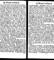 A compleat discourse of wounds, both in general and particular whereunto are added the severall fractures of the skull, with their variety of figures : as also a treatise of gunshot-wounds in general / collected and reduced into a new method by John Brown(1678) document 315277