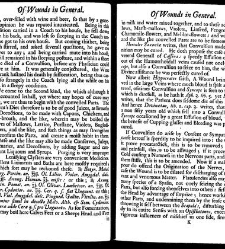 A compleat discourse of wounds, both in general and particular whereunto are added the severall fractures of the skull, with their variety of figures : as also a treatise of gunshot-wounds in general / collected and reduced into a new method by John Brown(1678) document 315280
