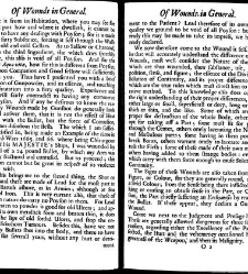 A compleat discourse of wounds, both in general and particular whereunto are added the severall fractures of the skull, with their variety of figures : as also a treatise of gunshot-wounds in general / collected and reduced into a new method by John Brown(1678) document 315297