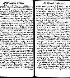 A compleat discourse of wounds, both in general and particular whereunto are added the severall fractures of the skull, with their variety of figures : as also a treatise of gunshot-wounds in general / collected and reduced into a new method by John Brown(1678) document 315298