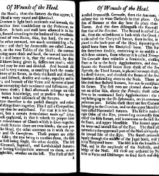 A compleat discourse of wounds, both in general and particular whereunto are added the severall fractures of the skull, with their variety of figures : as also a treatise of gunshot-wounds in general / collected and reduced into a new method by John Brown(1678) document 315308