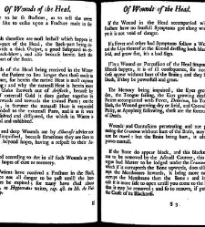 A compleat discourse of wounds, both in general and particular whereunto are added the severall fractures of the skull, with their variety of figures : as also a treatise of gunshot-wounds in general / collected and reduced into a new method by John Brown(1678) document 315316