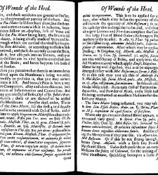A compleat discourse of wounds, both in general and particular whereunto are added the severall fractures of the skull, with their variety of figures : as also a treatise of gunshot-wounds in general / collected and reduced into a new method by John Brown(1678) document 315339
