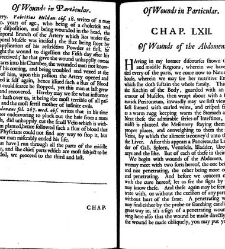 A compleat discourse of wounds, both in general and particular whereunto are added the severall fractures of the skull, with their variety of figures : as also a treatise of gunshot-wounds in general / collected and reduced into a new method by John Brown(1678) document 315397