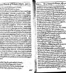 The totall discourse, of the rare adventures, and painefull peregrinations of long nineteene yeares travailes from Scotland, to the most famous kingdomes in Europe, Asia, and Affrica Perfited by three deare bought voyages, in surveying of forty eight king(1640) document 315836