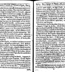 The totall discourse, of the rare adventures, and painefull peregrinations of long nineteene yeares travailes from Scotland, to the most famous kingdomes in Europe, Asia, and Affrica Perfited by three deare bought voyages, in surveying of forty eight king(1640) document 315908