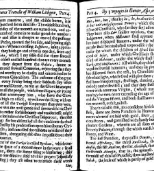 The totall discourse, of the rare adventures, and painefull peregrinations of long nineteene yeares travailes from Scotland, to the most famous kingdomes in Europe, Asia, and Affrica Perfited by three deare bought voyages, in surveying of forty eight king(1640) document 315915