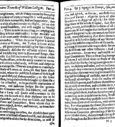 The totall discourse, of the rare adventures, and painefull peregrinations of long nineteene yeares travailes from Scotland, to the most famous kingdomes in Europe, Asia, and Affrica Perfited by three deare bought voyages, in surveying of forty eight king(1640) document 315919