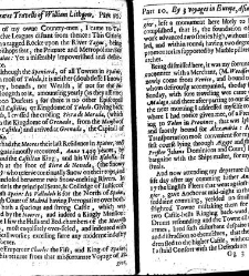 The totall discourse, of the rare adventures, and painefull peregrinations of long nineteene yeares travailes from Scotland, to the most famous kingdomes in Europe, Asia, and Affrica Perfited by three deare bought voyages, in surveying of forty eight king(1640) document 316065