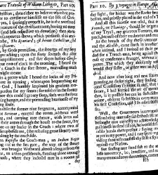 The totall discourse, of the rare adventures, and painefull peregrinations of long nineteene yeares travailes from Scotland, to the most famous kingdomes in Europe, Asia, and Affrica Perfited by three deare bought voyages, in surveying of forty eight king(1640) document 316071