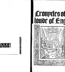 Cronycles of the londe of Englo[n]d(1493) document 316100