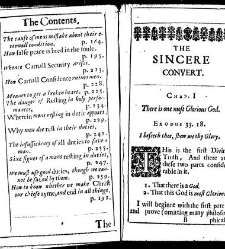 The sincere convert discovering the paucity of true beleevers and the great difficulty of saving conversion by Tho. Shepheard ....(1641) document 316357