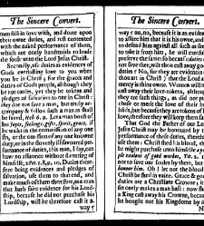 The sincere convert discovering the paucity of true beleevers and the great difficulty of saving conversion by Tho. Shepheard ....(1641) document 316497