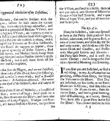 Food and physick for every householder & his family during the time of the plague very useful, both for the free and the infected, and necessary for all persons in what condition or quality soever : together with several prayers and meditations before, in(1665) document 316503
