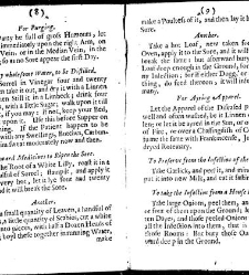 Food and physick for every householder & his family during the time of the plague very useful, both for the free and the infected, and necessary for all persons in what condition or quality soever : together with several prayers and meditations before, in(1665) document 316506