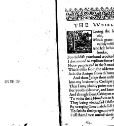 The young gallants whirligigg; or Youths reakes Demonstrating the inordinate affections, absurd actions, and profuse expences, of vnbridled and affectated youth: with their extravagant courses, and preposterous progressions, and aversions. Together with t(1629) document 316519