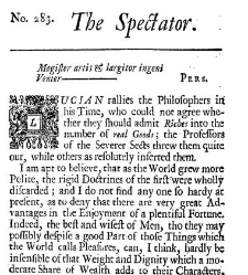 Supplement to the Spectator&rsquo;s Essay on the ways of raising a man&rsquo;s fortune, or the art of growing rich, with the essay itself prefix&rsquo;d. (1735) document 319704