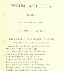 An English Anthology from Chaucer to the present time(1891) document 459864